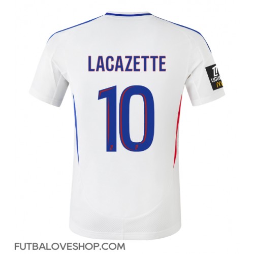 Dres Olympique Lyonnais Alexandre Lacazette #10 Domáci 2024-25 Krátky Rukáv